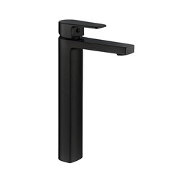 MONOM. ALTO LAVABO PLANO NEGRO
