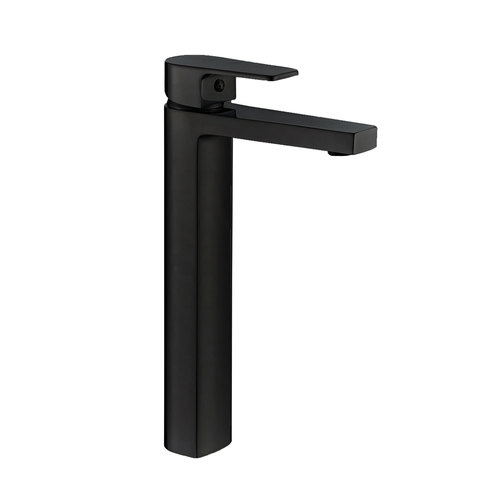 MONOM. ALTO LAVABO PLANO NEGRO