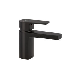 MONOMANDO LAVABO PLANO NEGRO