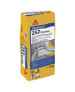SACO 25 KG. SIKACERAM 252 STARFLEX BLANCO